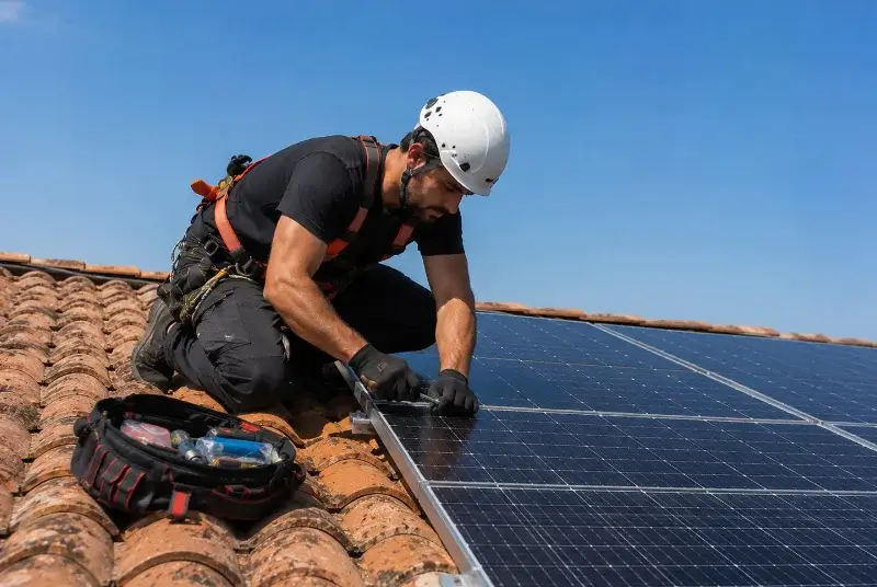 Maintenance et monitoring de panneaux solaires à Morzine