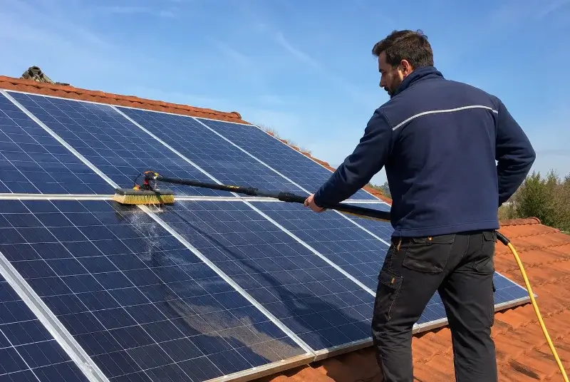 Nettoyage et entretien de panneaux solaires à Morzine