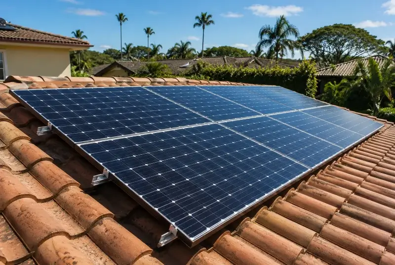 Installation de panneaux solaires à Morzine